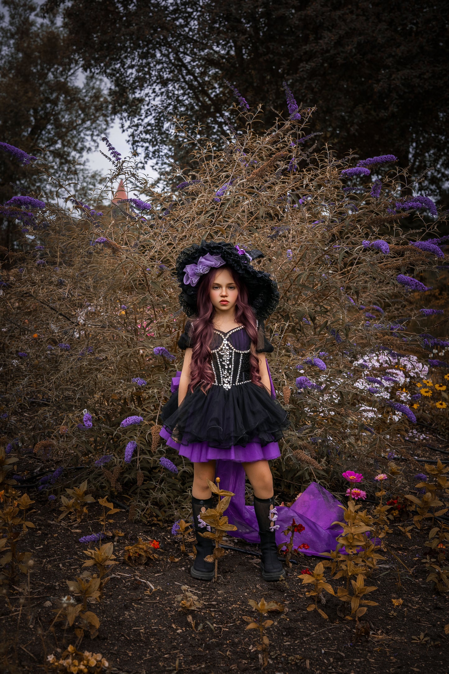 Wicked – Handmade Witch Halloween Dress & Hat | Kids Halloween Costume