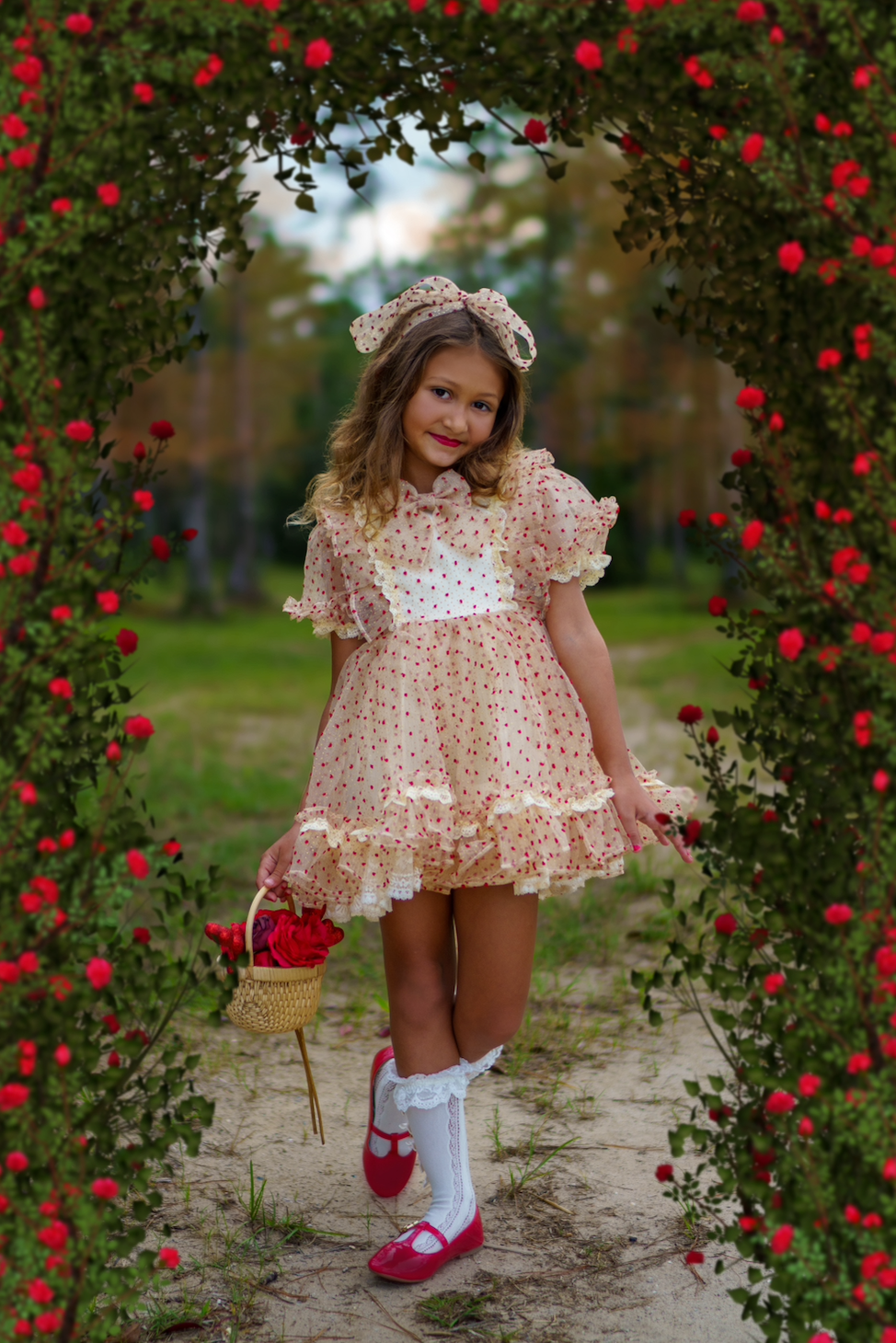 Sparkling Ruby Dots