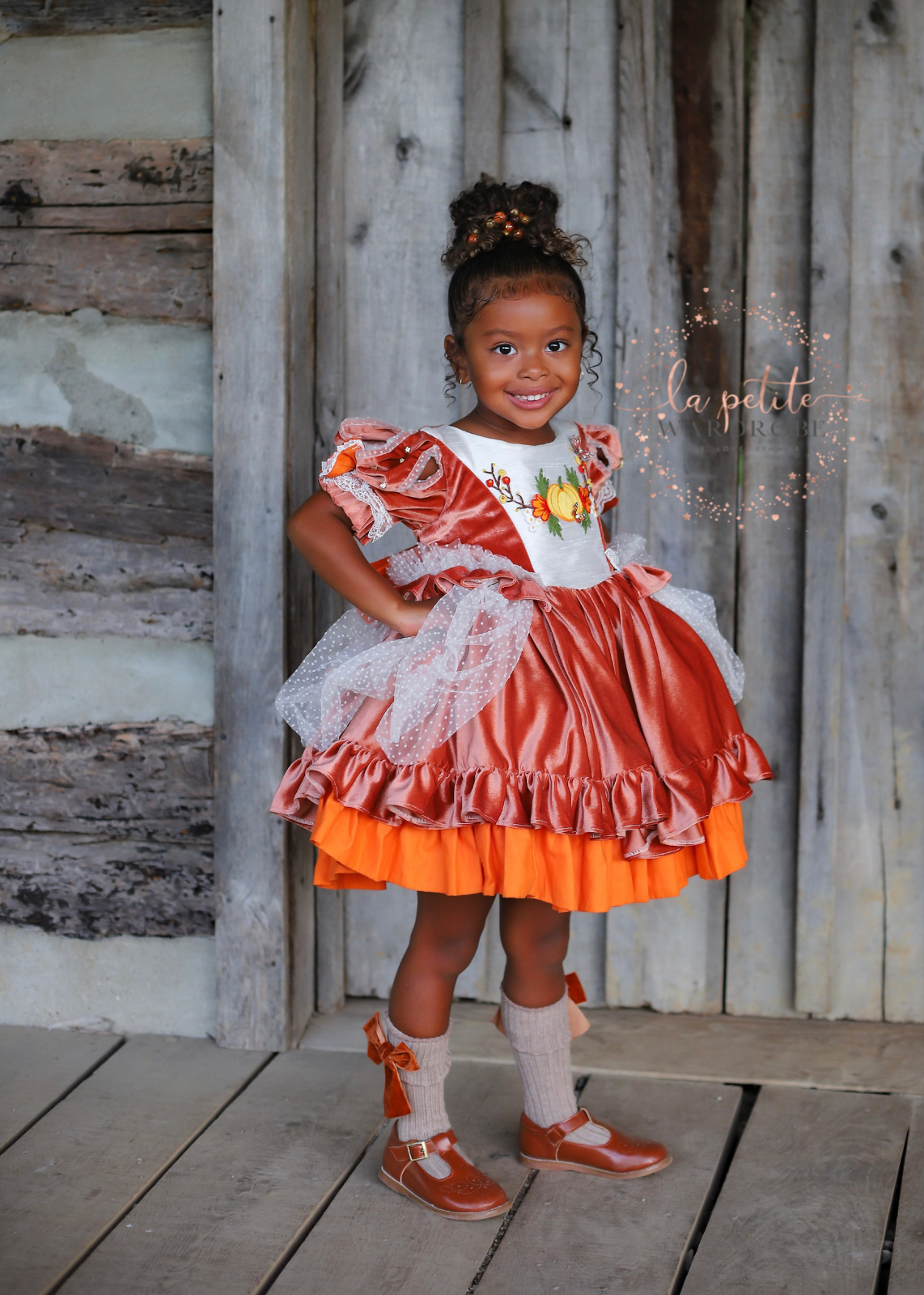 dress is made of ottoman silk with the softest velvet and satin. Full lined with ruffled layers petti skirt