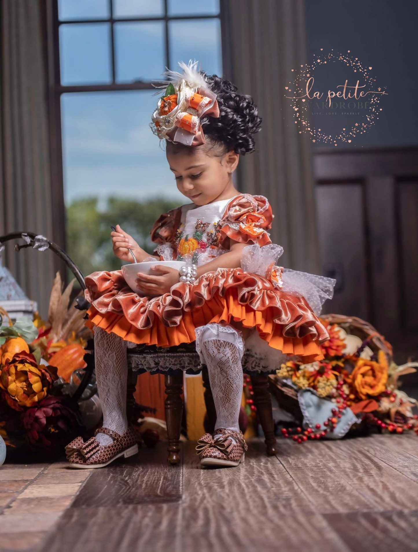 dress is made of ottoman silk with the softest velvet and satin. Full lined with ruffled layers petti skirt