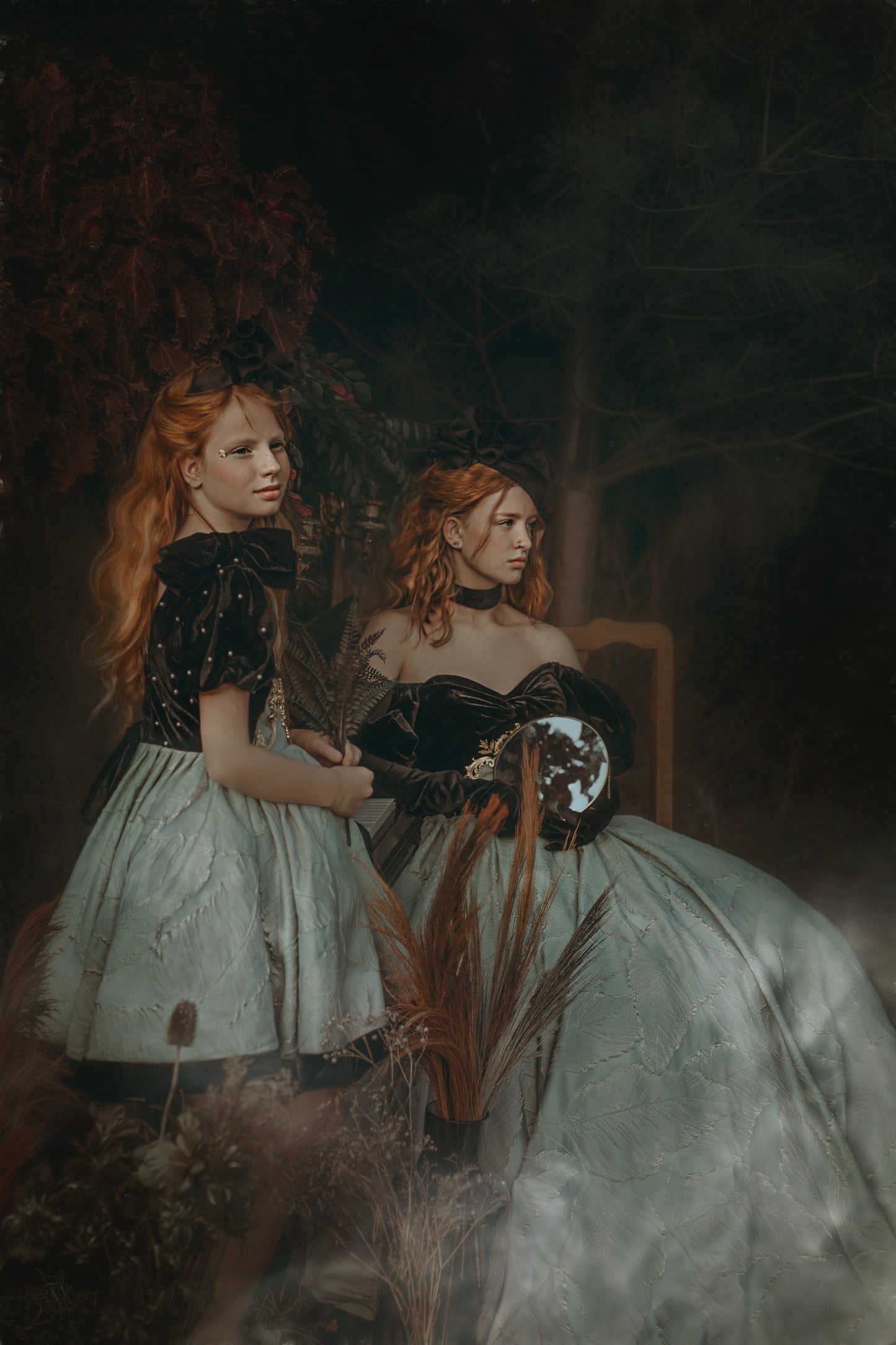 Italian velvet and brocade with gold details