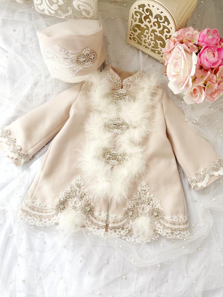 Snow Sparkles Coat with Hat