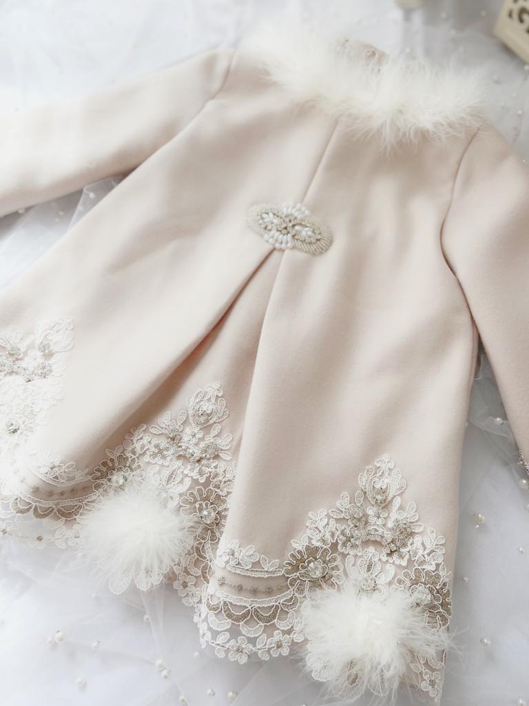 Snow Sparkles Coat with Hat