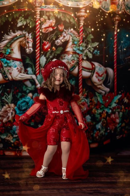 La Petite Christmas Rompers