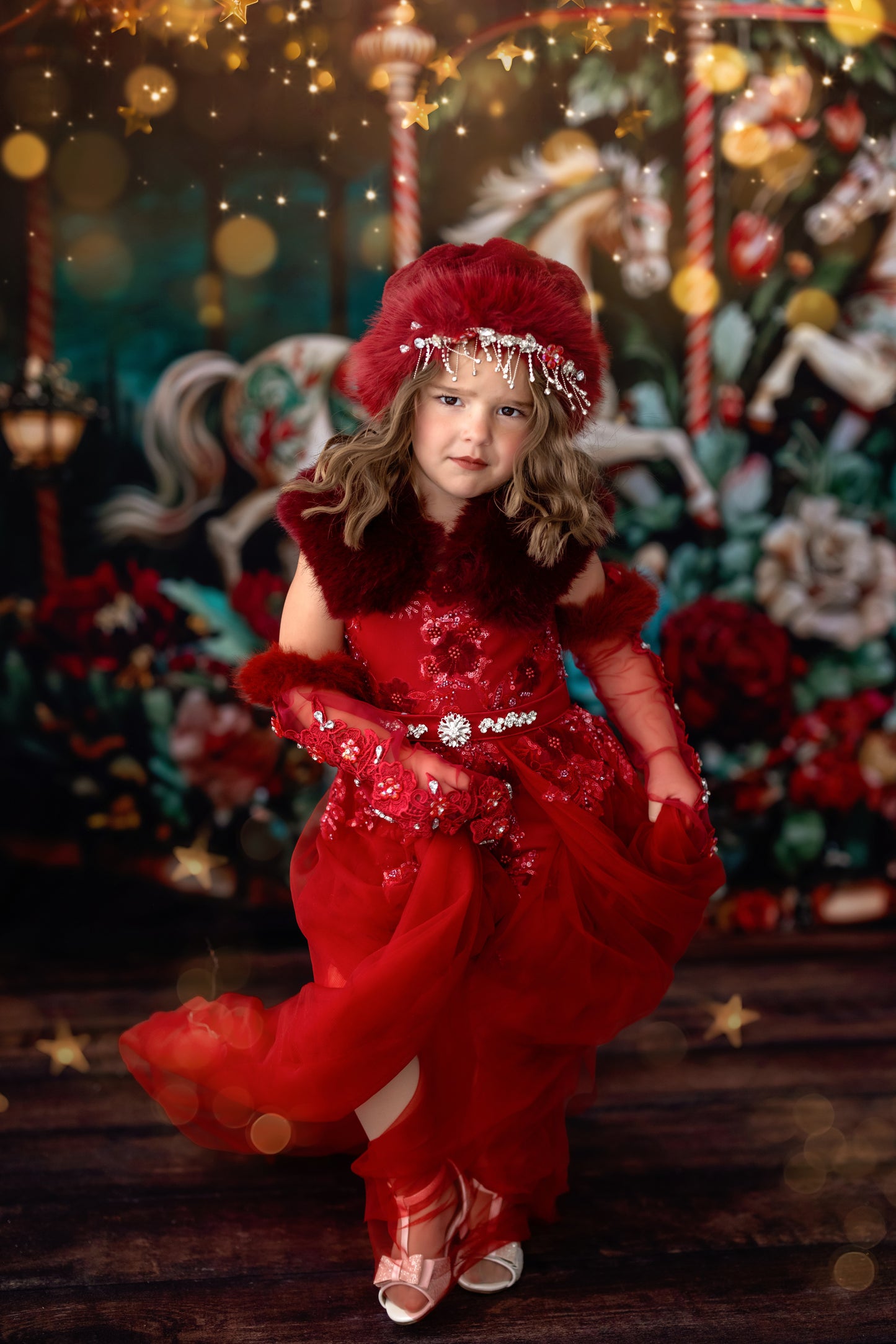 La Petite Christmas Rompers