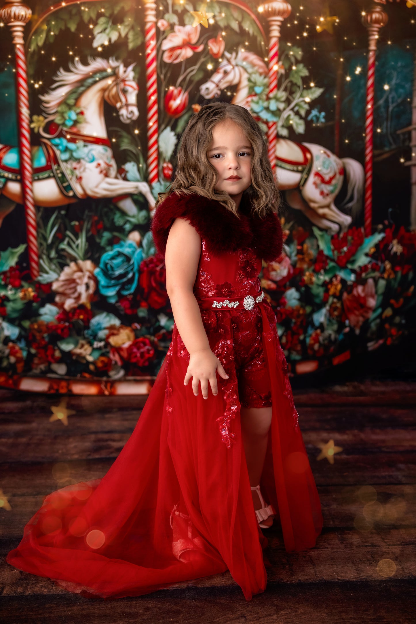 La Petite Christmas Rompers