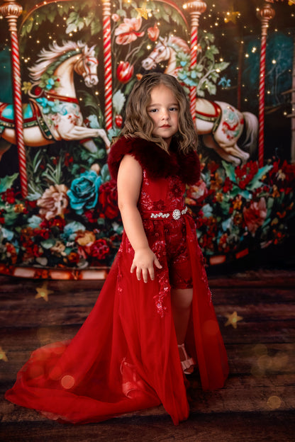 La Petite Christmas Rompers
