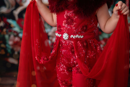 La Petite Christmas Rompers