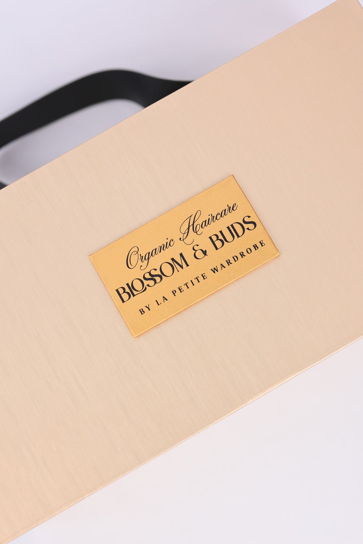 Blossom & Buds Keepsake Gift Box with shampoo, conditioner and brush