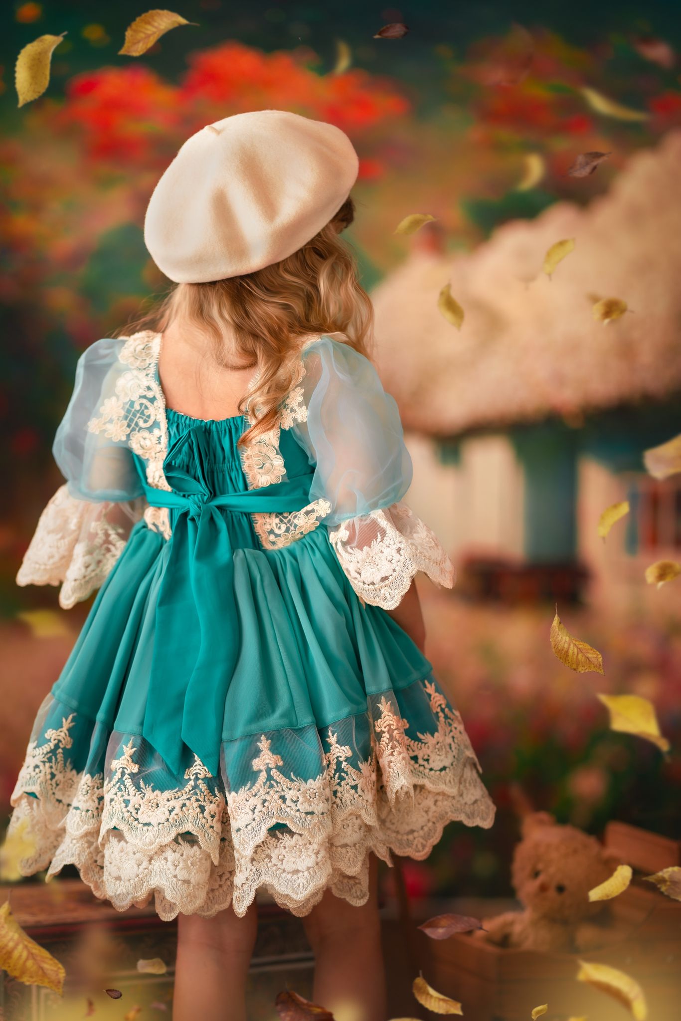 Harvest Moon Teal Dress