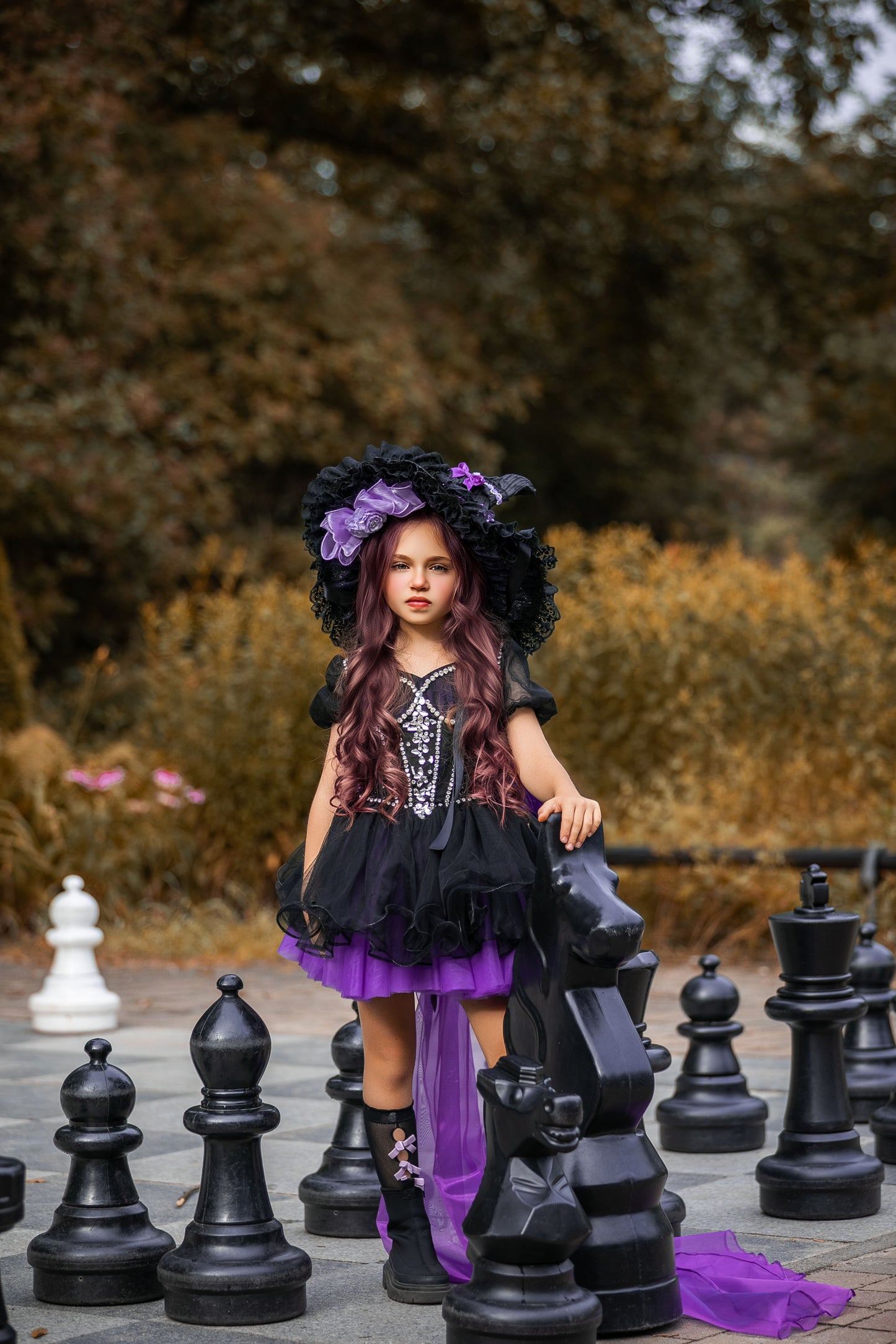 Wicked – Handmade Witch Halloween Dress & Hat | Kids Halloween Costume