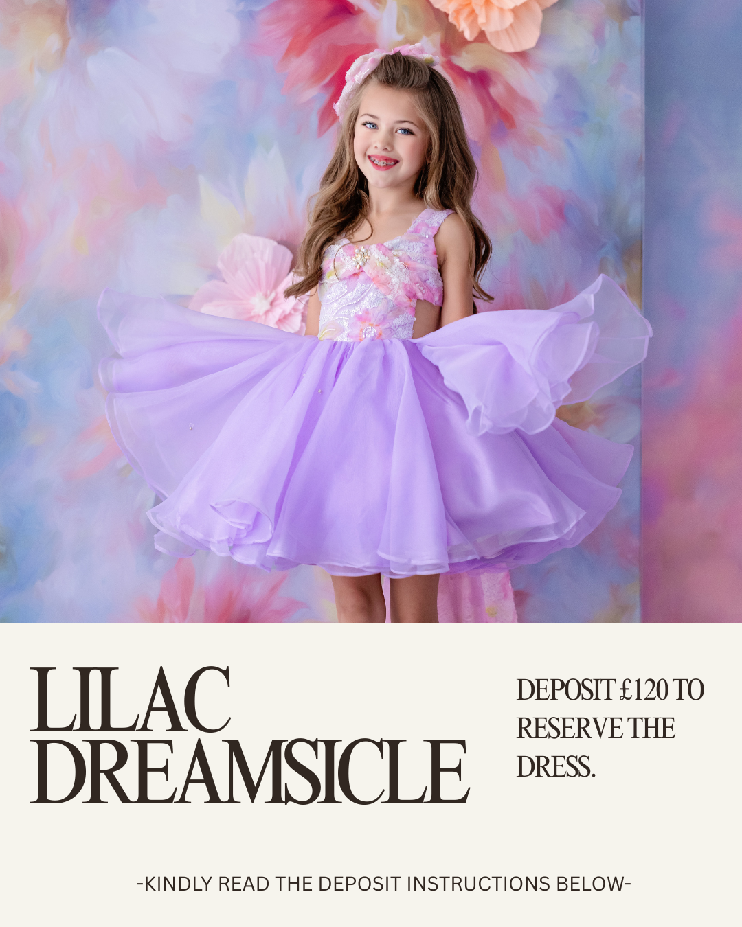 Lilac Dreamsicle (FOR DEPOSIT)
