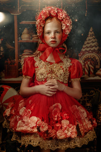 Red Carnation Dress